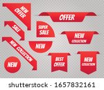 sale banner template set. price ... | Shutterstock .eps vector #1657832161