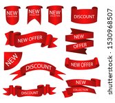 set of tags with text. vector... | Shutterstock .eps vector #1530968507