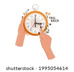 daylight saving time concept.... | Shutterstock .eps vector #1995054614