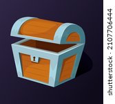treasure chest for animation.... | Shutterstock .eps vector #2107706444