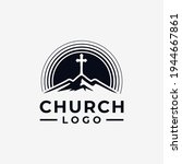 Church Logo Design Vector With...