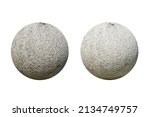 Two Big Rounded Granite Stone...