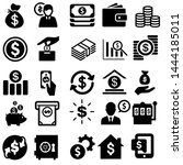 Money Vector Icons Set. Bank...