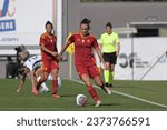 Small photo of 11th Oct 2023; Stadio Tre Fontane, Roma, Italy; Uefa Champions League Woman football match 2023-2024 , Roma versus Vorskla; Emilie Haavi of AS Roma