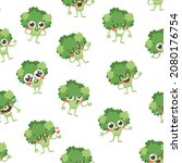 cartoon drawing set of veggie... | Shutterstock . vector #2080176754