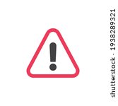 danger traffic sign flat icon ... | Shutterstock .eps vector #1938289321