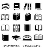16 set of book icon vector ... | Shutterstock .eps vector #1506888341