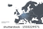europe map. world map. detailed ... | Shutterstock .eps vector #1533229571