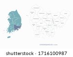 graphic vector of gyeongsang do ... | Shutterstock .eps vector #1716100987