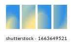 vector set of abstract vertical ... | Shutterstock .eps vector #1663649521