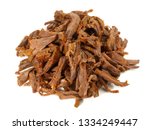 Pulled Beef on white Background