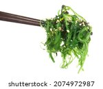 Seaweed Salad With Chopsticks   ...