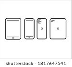  icon of a cell phone | Shutterstock . vector #1817647541