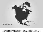 north america map icon....