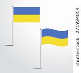 the ukraine flag normal and... | Shutterstock .eps vector #271934054