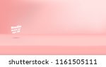 vector empty pastel pink color... | Shutterstock .eps vector #1161505111