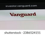Small photo of Shanghai,China-Nov.9th 2023: The Vanguard Group brand logo on official website. American company