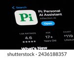Small photo of Shanghai,China-March 10th 2024: Pi AI Assistant mobile APP icon. AI chatbot by Inflection AI