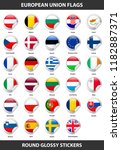 flags of all countries of... | Shutterstock . vector #1182887371