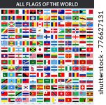all flags of the world in... | Shutterstock . vector #776627131