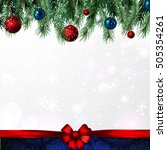 the frame from festive... | Shutterstock .eps vector #505354261