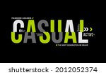 casual active  modern ... | Shutterstock .eps vector #2012052374