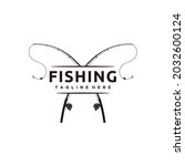 Fishing Rod Silhouette Hunting...