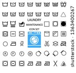 international laundry washing... | Shutterstock . vector #1363400267