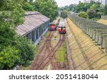 Old And Rusty Railway Wagons On ...