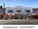 Small photo of AUCKLAND, NEW ZEALAND - Jan 25, 2021: Front facade of the St Kevin's Arcade on Karangahape Road in downtown Auckland, New Zealand