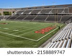 Small photo of PRINCETON, UNITED STATES - May 07, 2015: A photo of Princeton University football empty stadium