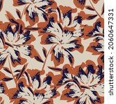 floral brush strokes seamless... | Shutterstock .eps vector #2060647331
