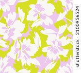 floral brush strokes seamless... | Shutterstock .eps vector #2100956524