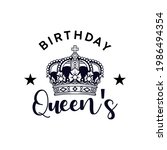 queen's birthday emblem with... | Shutterstock .eps vector #1986494354