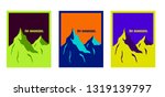 colorful mountain landscape | Shutterstock . vector #1319139797