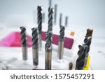 Small photo of High accuracy carbide endmill for high precision cutting automotive part by CNC machining center, Endmill forhigh precision mold and die cutting indutrial