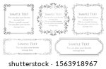 gorgeous and beautiful vintage... | Shutterstock .eps vector #1563918967