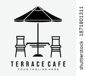 Terrace Cafe Logo Vector...
