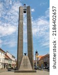 Small photo of Cluj-Napoca, Romania - July 10th 2022: Monument of the Signers of the Transylvanian Memorandum