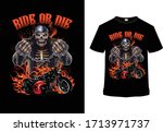 Motorcycle T Shirt Design  Ride ...