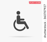 Disabled Icon Vector. Simple...