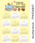 Animal Calendar For 2018