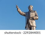 Small photo of Hyderabad, India - April 24 2023 : 125 ft World's Tallest Bronze Statue of Dr. B.R.(Bhimrao) Ambedkar in Hyderabad in Telangana State of India.