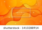 abstract dynamic fluid overlap... | Shutterstock .eps vector #1413288914