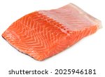 Red Fish. Raw Salmon Fillet...