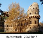 romantic ruin of castle janohrad