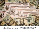 Small photo of Series HH Bonds United States Treasury Savings Bonds - Issued by the US Government, featuring portrait of Alexander Hamilton, compound interest tax-free and can be an investment tool for retirement.