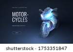 motorcycle futuristic vector... | Shutterstock .eps vector #1753351847