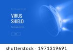 bubble shield virus and... | Shutterstock .eps vector #1971319691