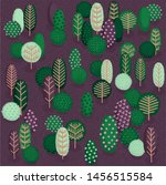 vector seamless pattern with... | Shutterstock .eps vector #1456515584